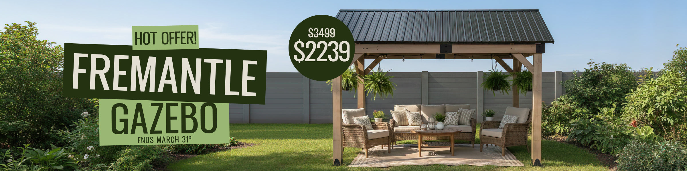 Fremantle Gazebo Clearance Sale