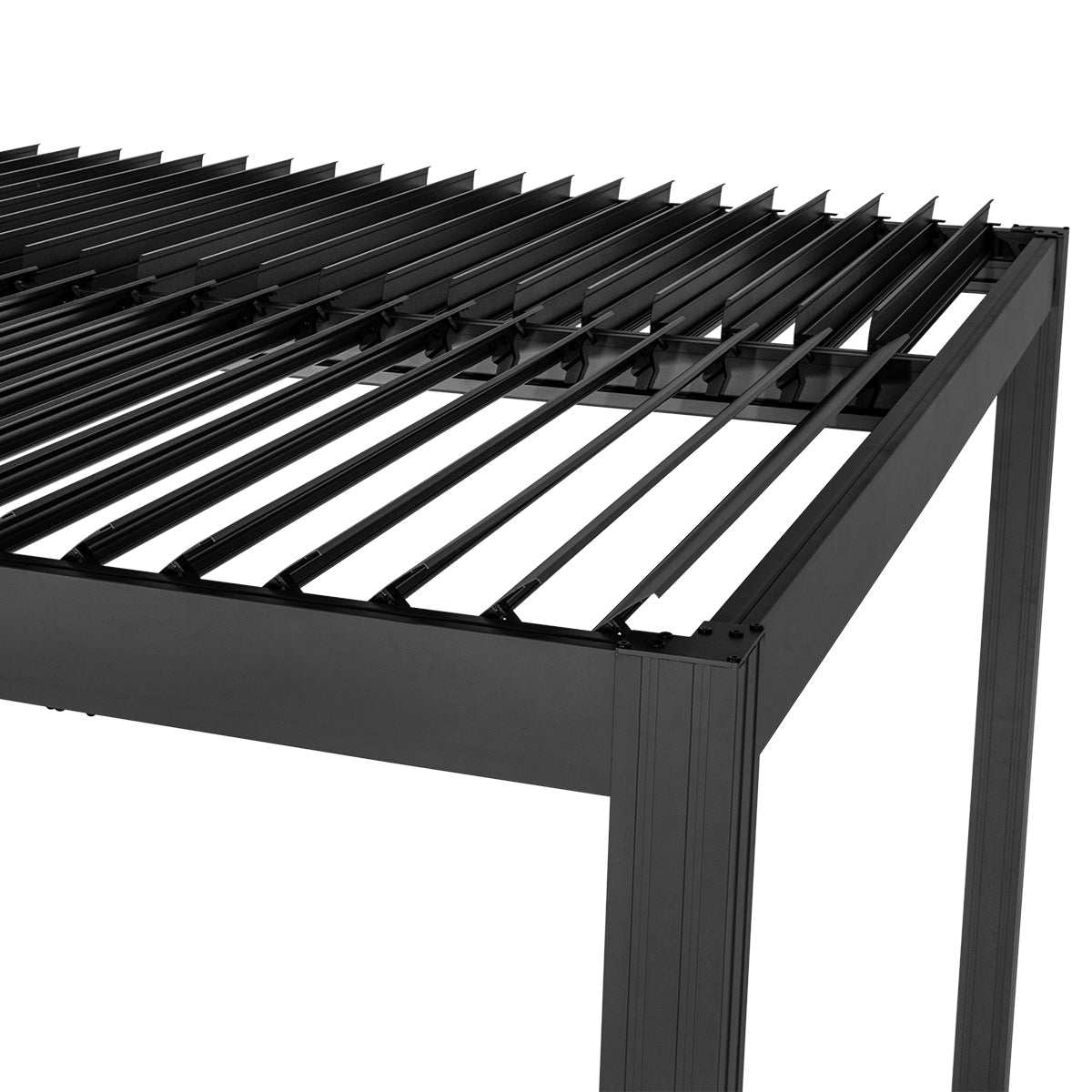 Elmont 3m x 4m Aluminium Pergola (Charcoal Grey)