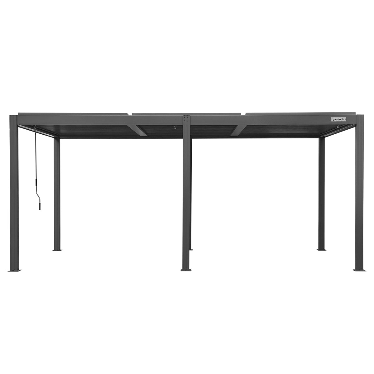 Elmont 3m x 5m Aluminium Pergola (Charcoal Grey)