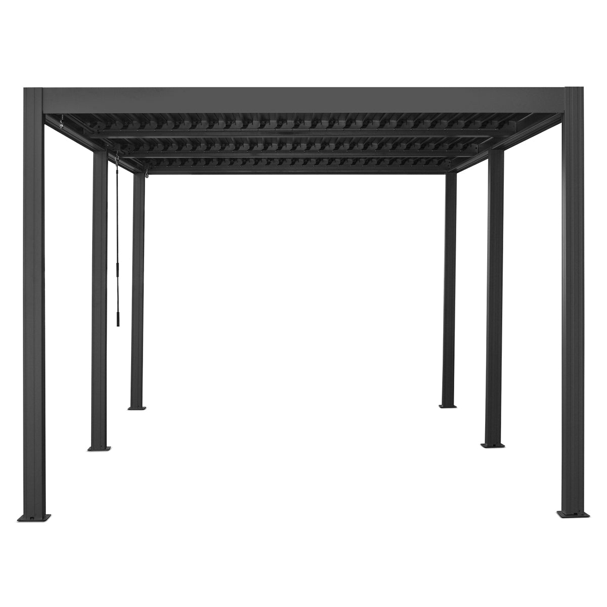 Elmont 3m x 5m Aluminium Pergola (Charcoal Grey)