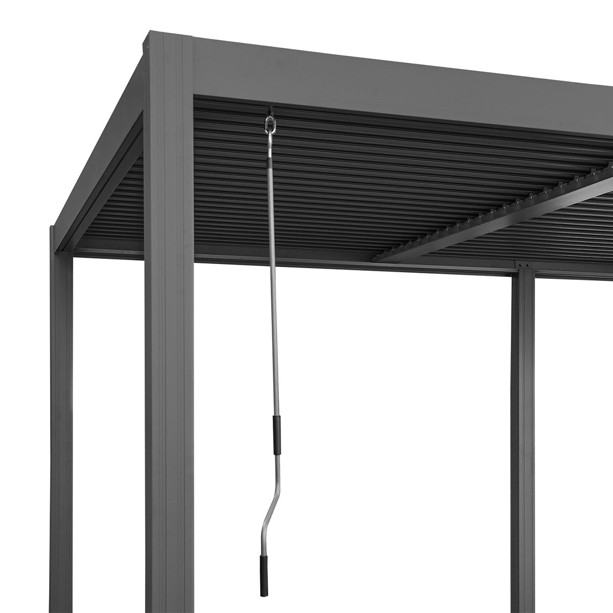 Elmont 3m x 5m Aluminium Pergola (Charcoal Grey)